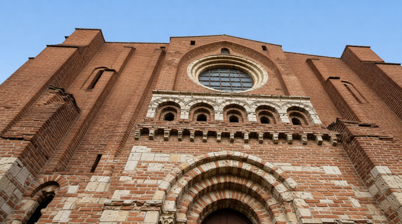 La Basilique Saint-Sernin et ses briques chargées d'histoire
