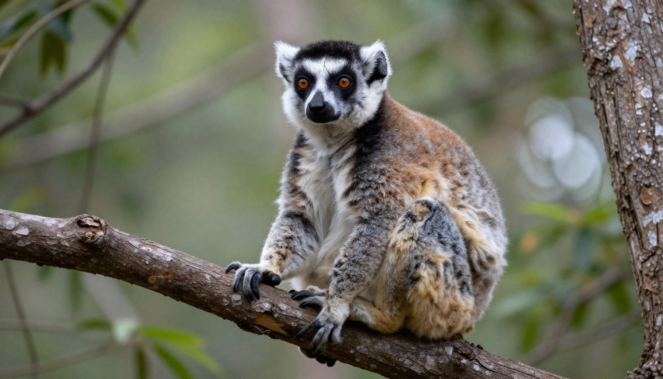 Indri à Andasibe pendant un voyage solo à Madagascar