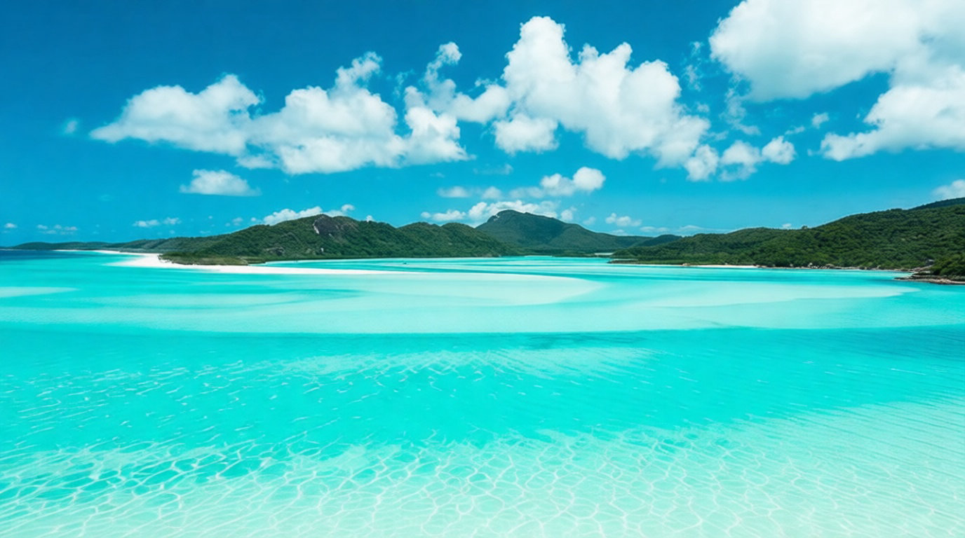 Whitehaven Beach pour une excursion plage en solo