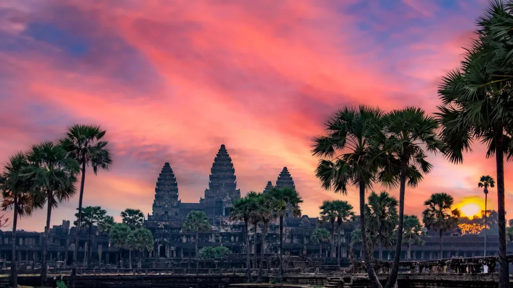 Paysage et point de repère pour Cambodge en 2 ou 3 semaines en solo, itinéraire et étapes utiles