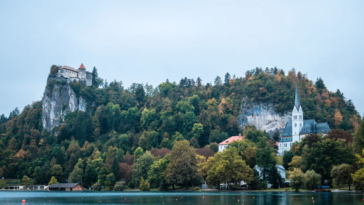 visuel secondaire sur Lac de Bled Slovénie
