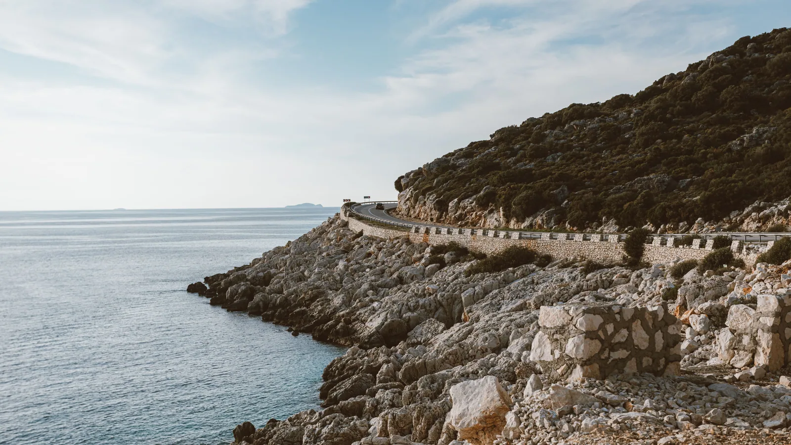 Paysage et point de repère pour Road trip en Croatie en solo, itinéraire, ferries et budget
