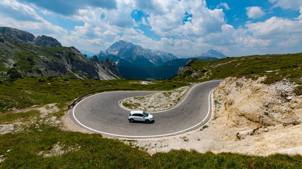 Paysage et point de repère pour Road trip en Italie du Nord en solo, itinéraire et étapes à choisir